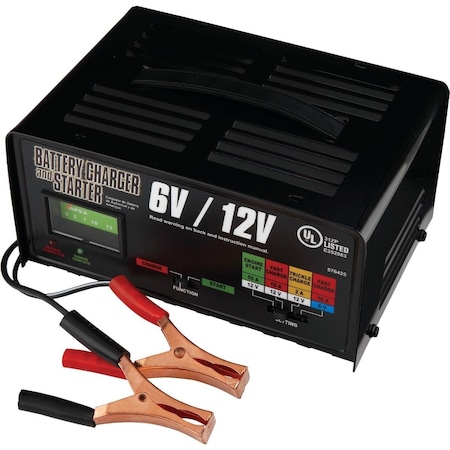 All-Source Automatic 6V and 12V 2A/10A/55A Auto Battery Charger 03418